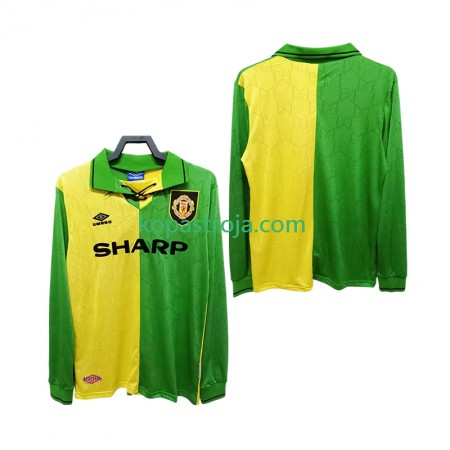 Billiga Fotbollströjor Manchester United 1992 Retro Borta tröja 1994 Långärmad